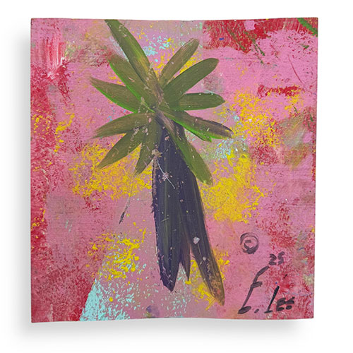 Ernest Lee 10x10 Palmetto Tree WP5841 SOLD